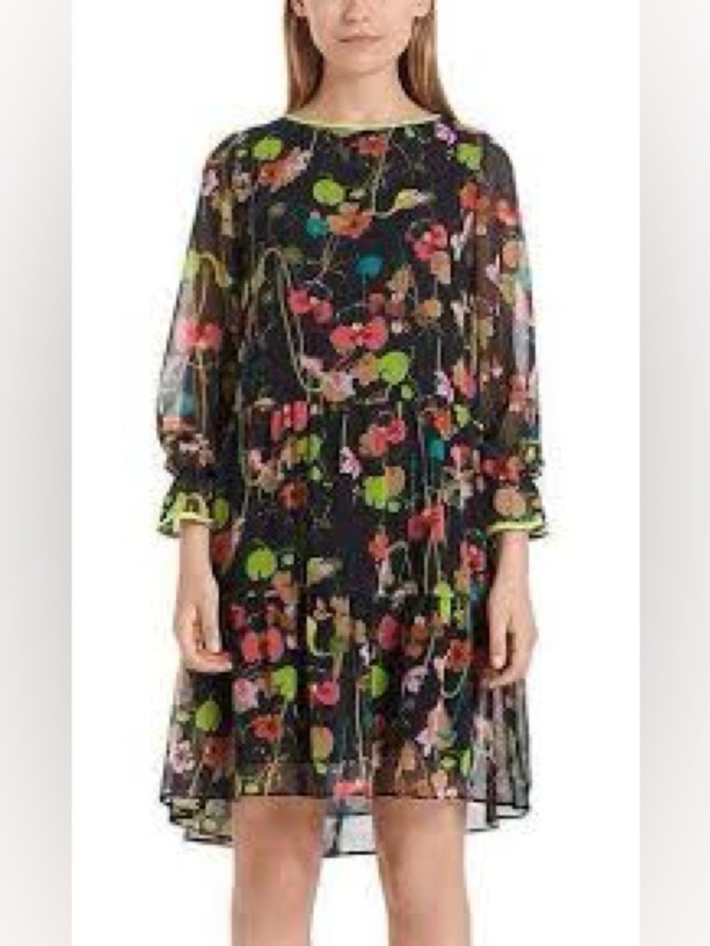 280$ MARC CAIN, floral sheer dress!